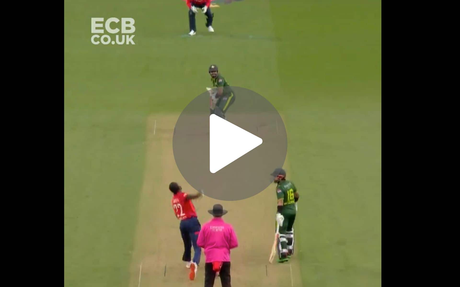 [Watch] Babar Azam Finds Jofra Archer 'Too Hot To Handle' During PAK Vs ENG 4th T20I